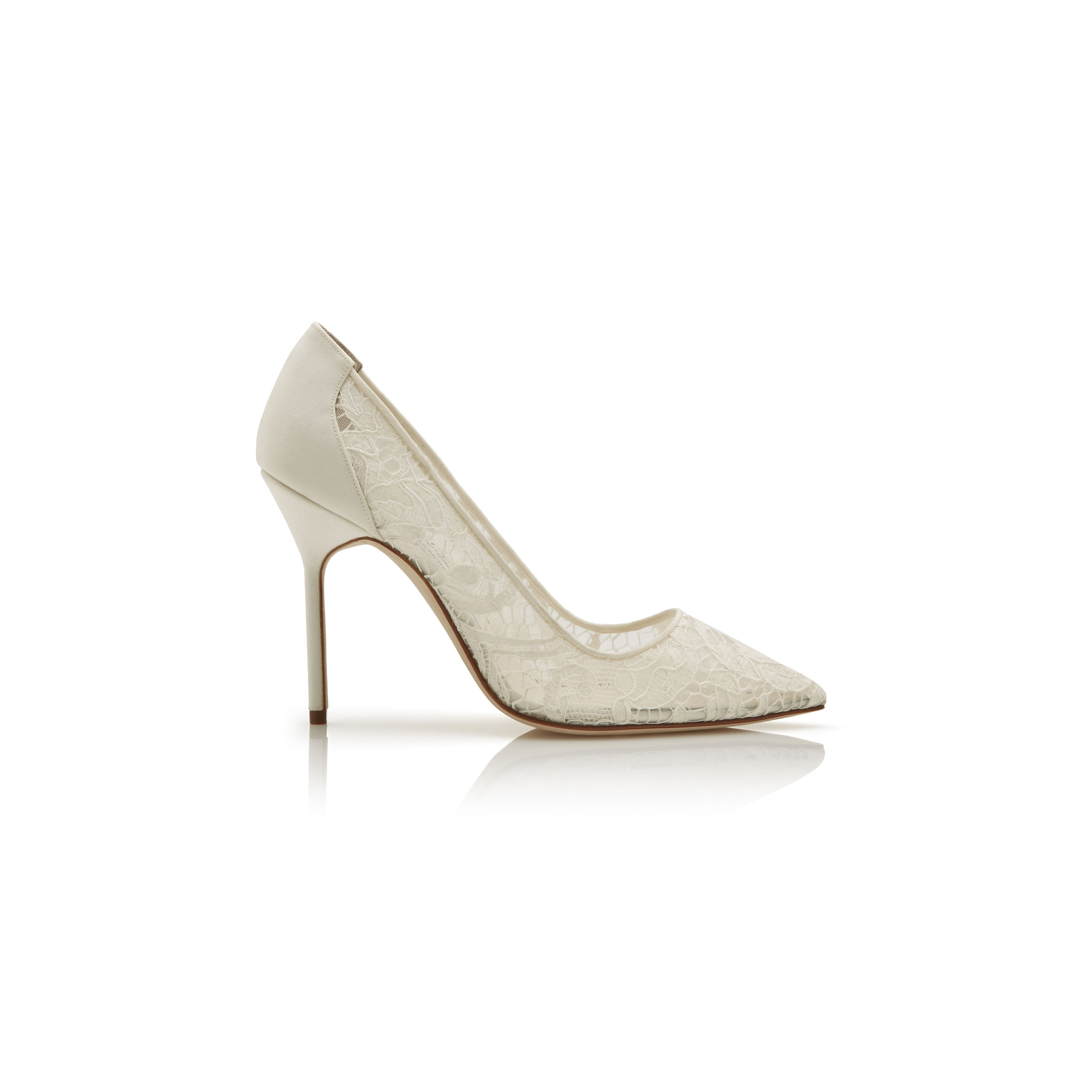 man010 B1ahn*k bbla bride white lace pointed toe pumps 9xx-0671-0004